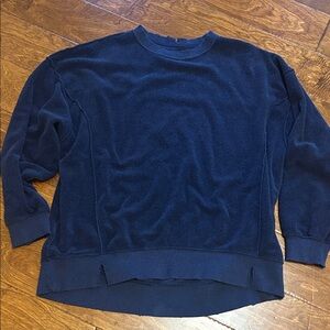 Aerie oversized distressed sweatshirt